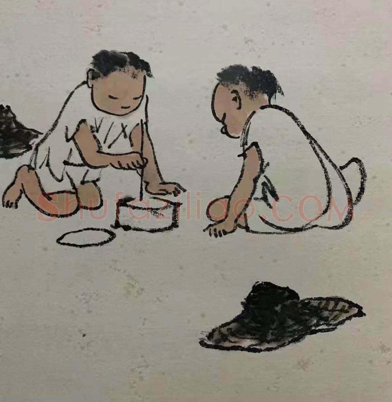 李可染作品《牧牛图》,晚年精品佳作 | 国画鉴赏