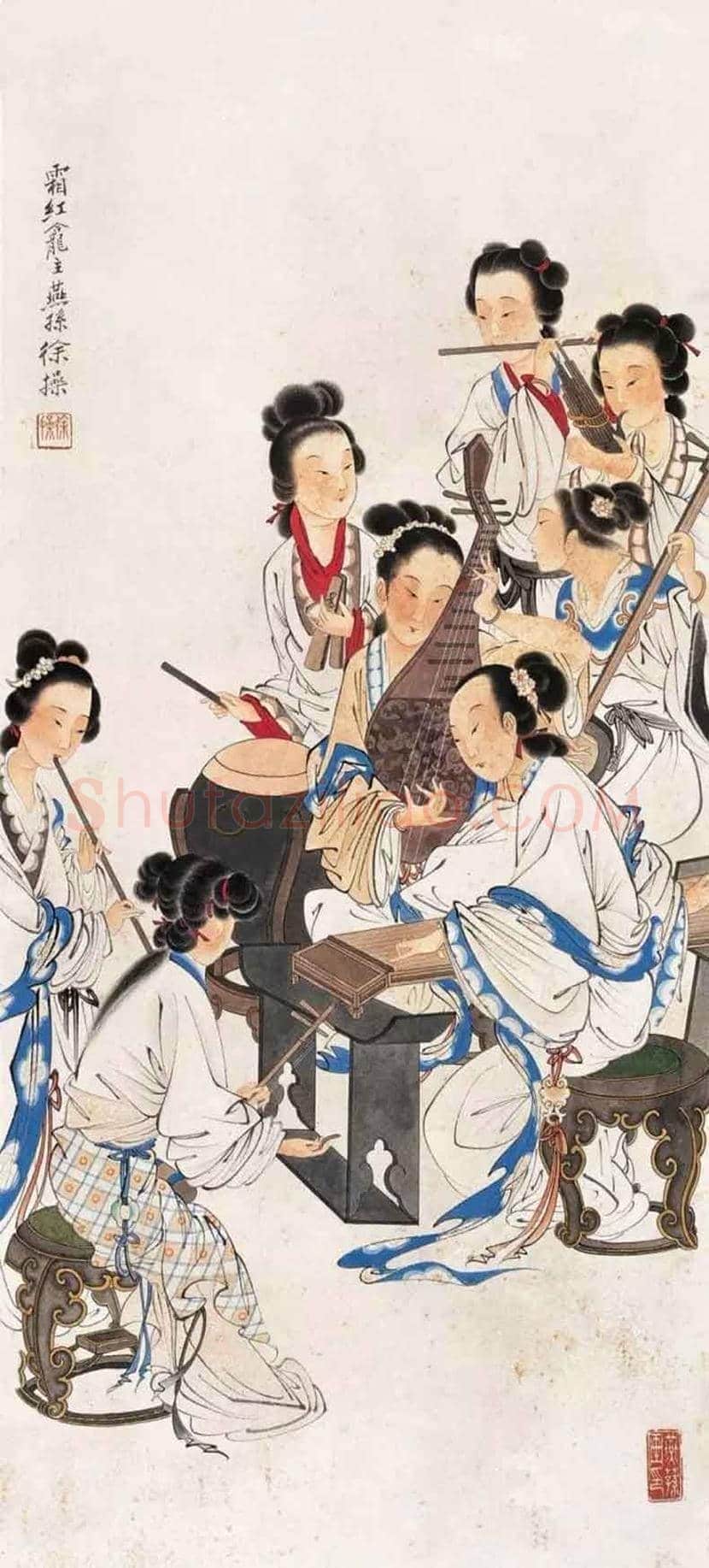 徐燕孙人物画作品欣赏 | 书画讲解
