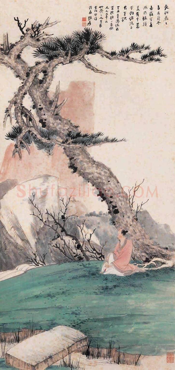 张大千高士图拍卖价格 | 书画学堂