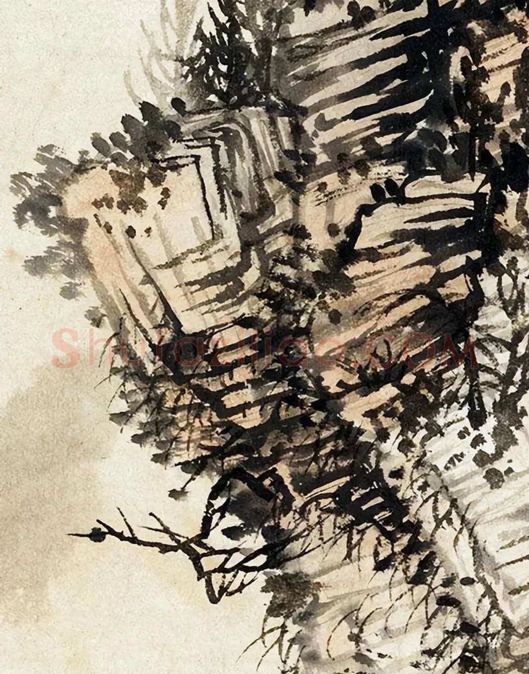 黄秋园《新秋沐雨》欣赏 | 书画百科
