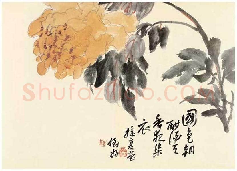 诸乐三国画作品欣赏 | 书画百科