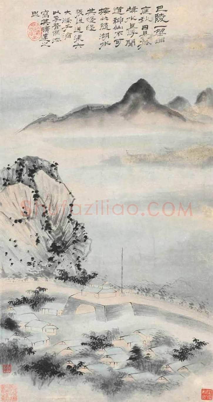 石涛山水画精品欣赏 | 书画常识