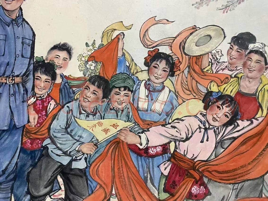刘文西《幸福渠》，经典再现！ | 国画欣赏