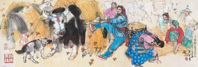 画僧史国良西藏风情人物画！ | 书画常识