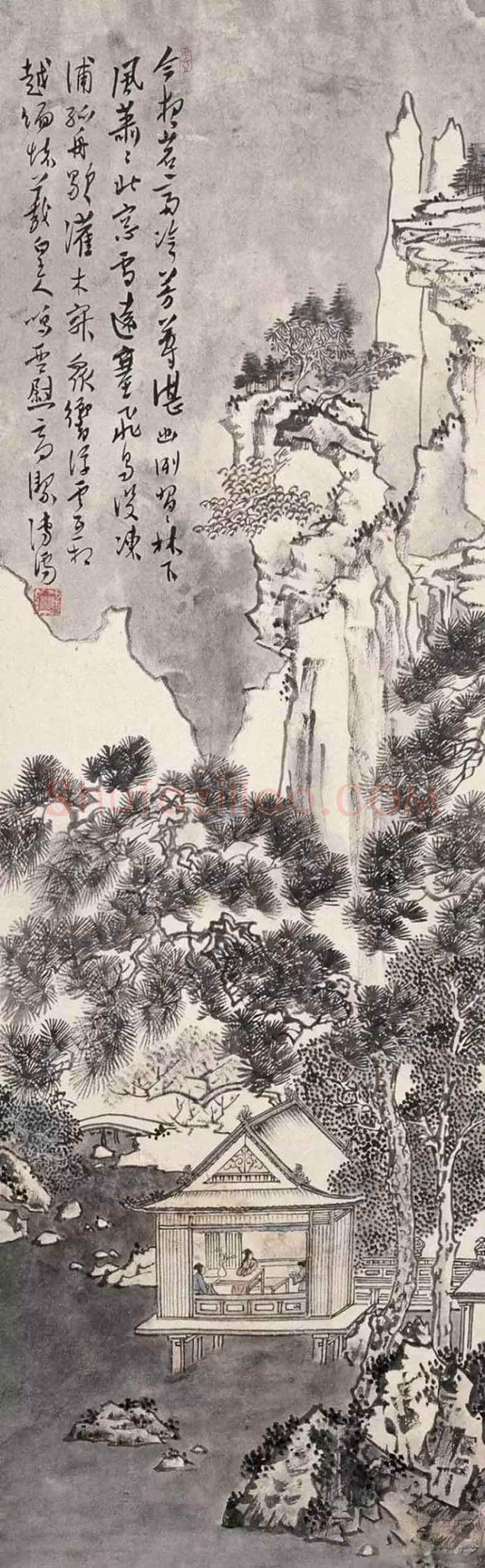 溥儒雪景山水作品欣赏 | 书画讲解