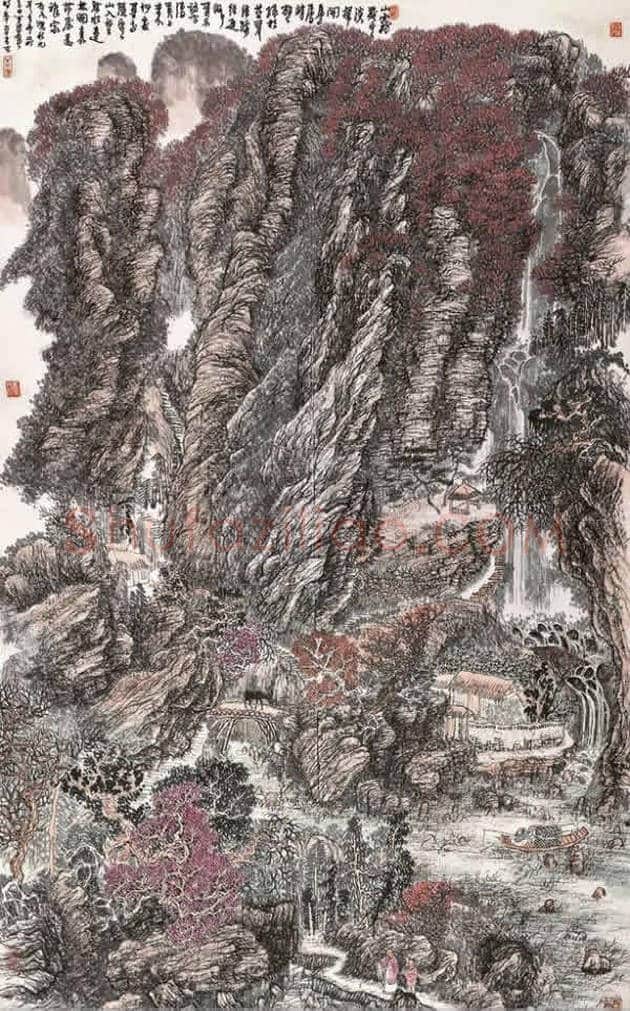 绘画奇人黄秋园作品欣赏(100幅) | 书画百科