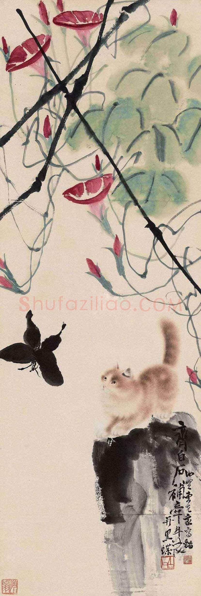 曹克家画猫作品欣赏 | 书画学堂