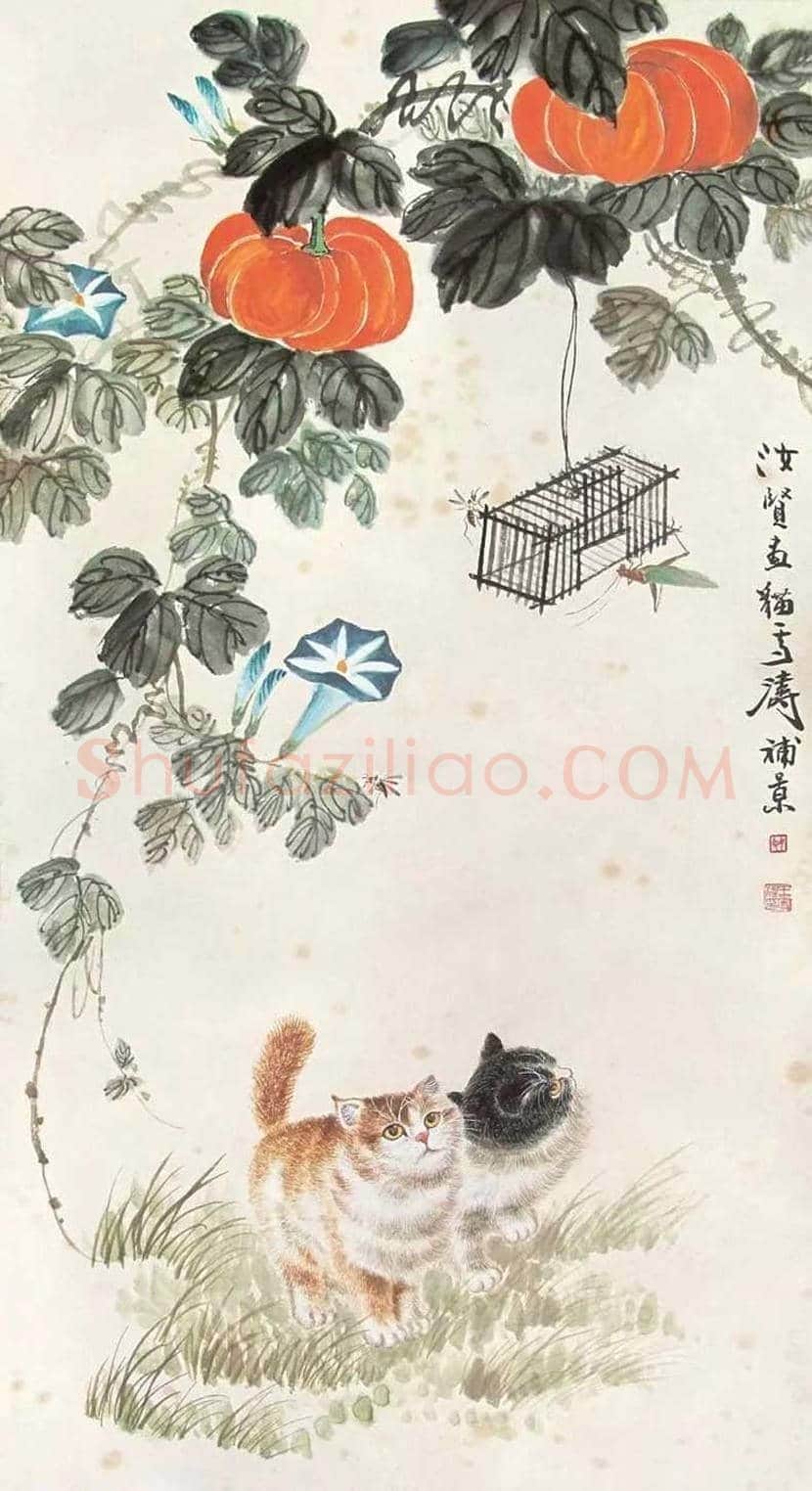 曹克家画猫作品欣赏 | 书画学堂
