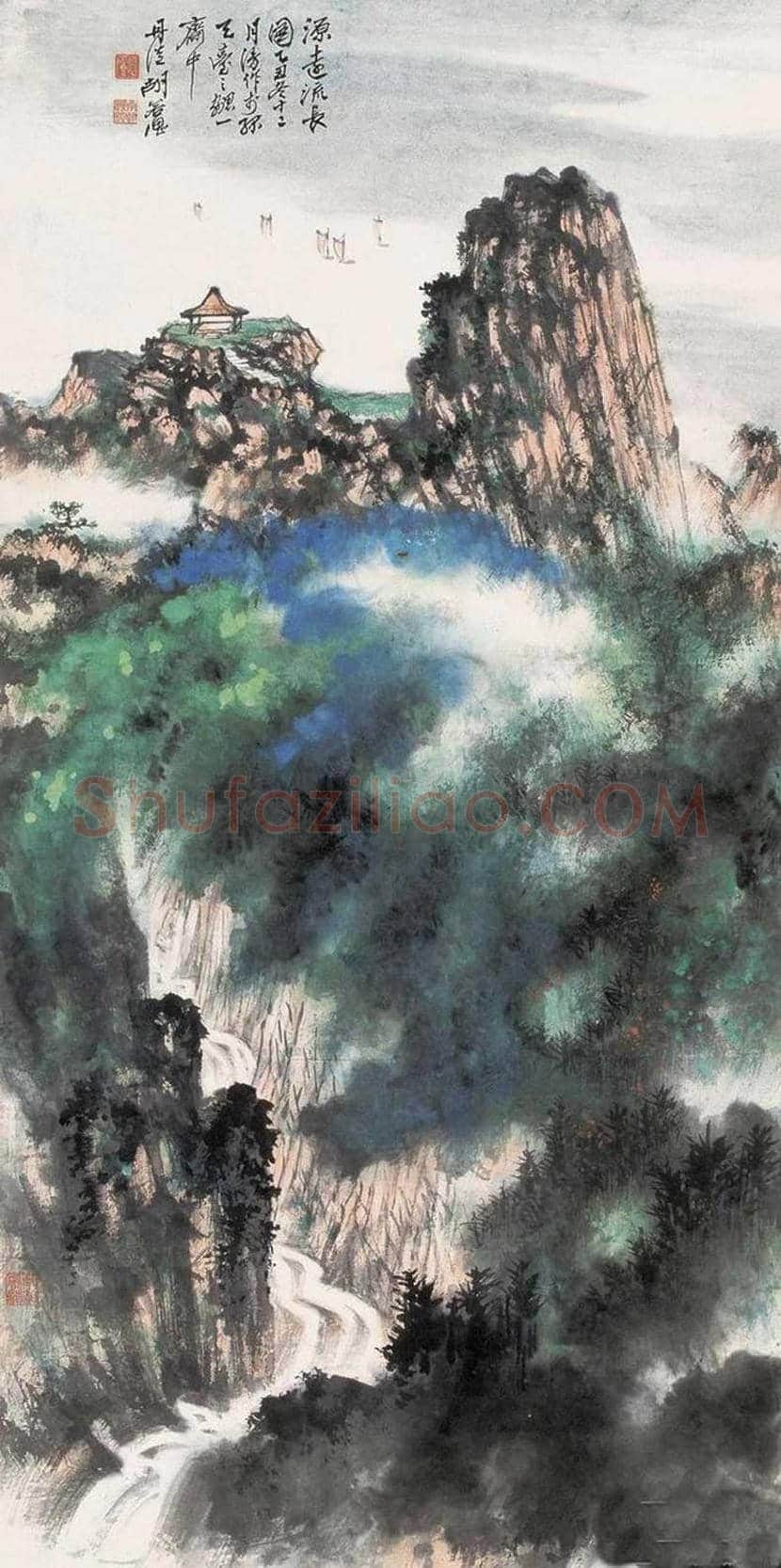 胡若思山水画拍卖价格及欣赏 | 书画学堂