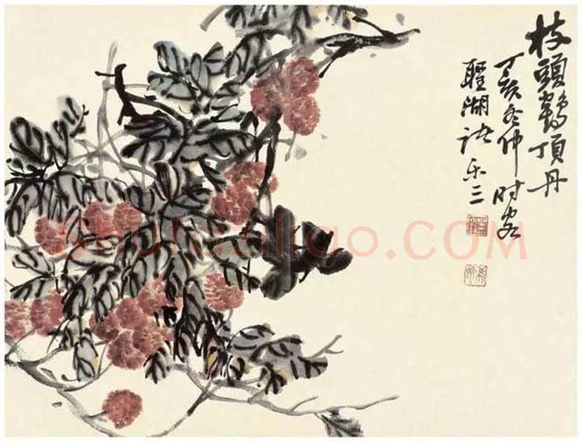 诸乐三国画作品欣赏 | 书画百科