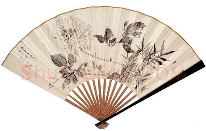梅兰芳花鸟扇面欣赏,清丽秀雅! | 书画百科