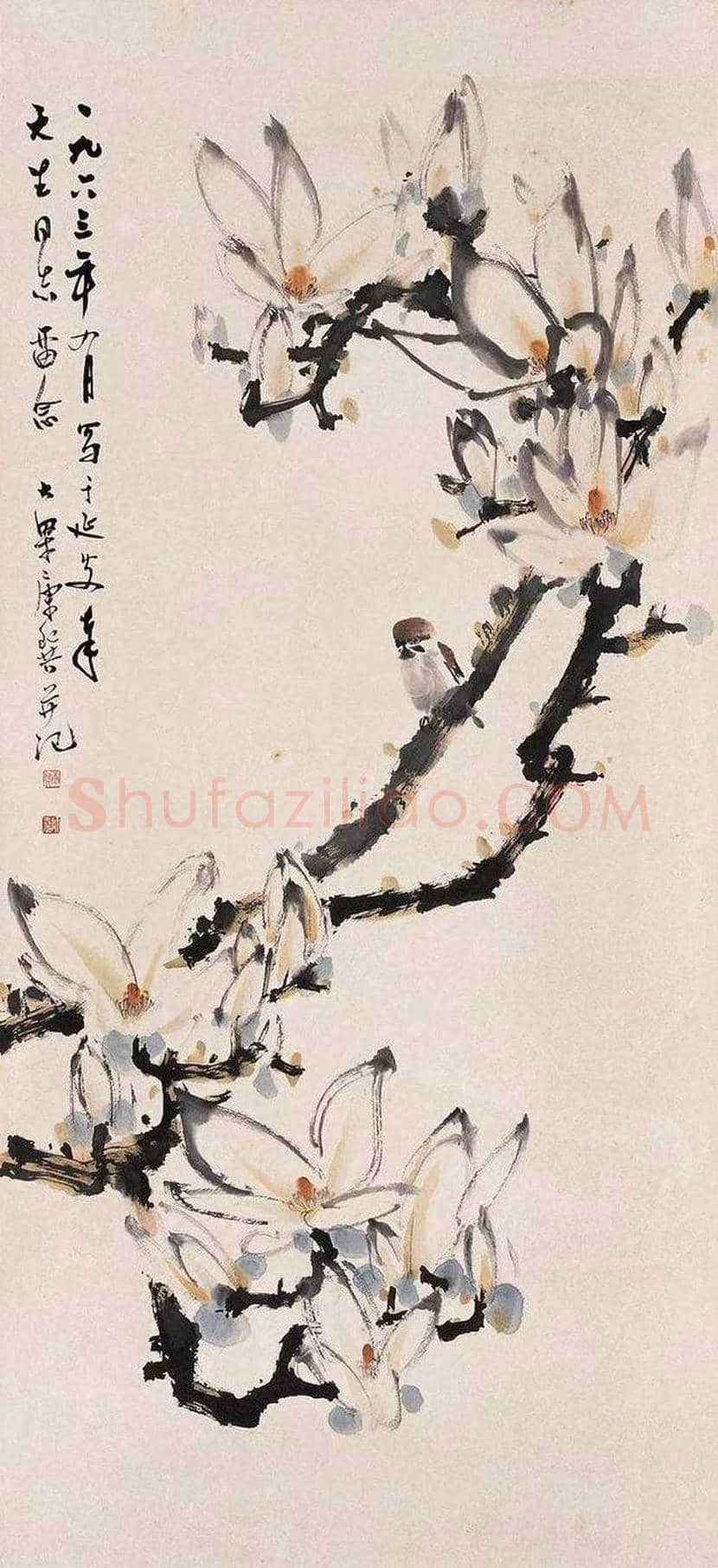 康师尧丨长安画派中唯一以花鸟画见长的画家 | 书画文摘