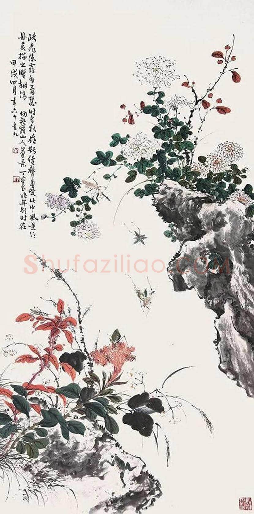 丁宝书花鸟画作品欣赏 | 书画科普