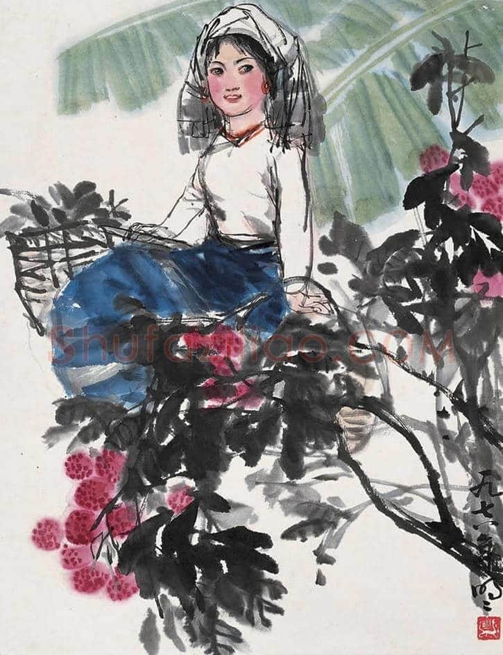 王明明人物画之时装人物少女篇 | 书画百科