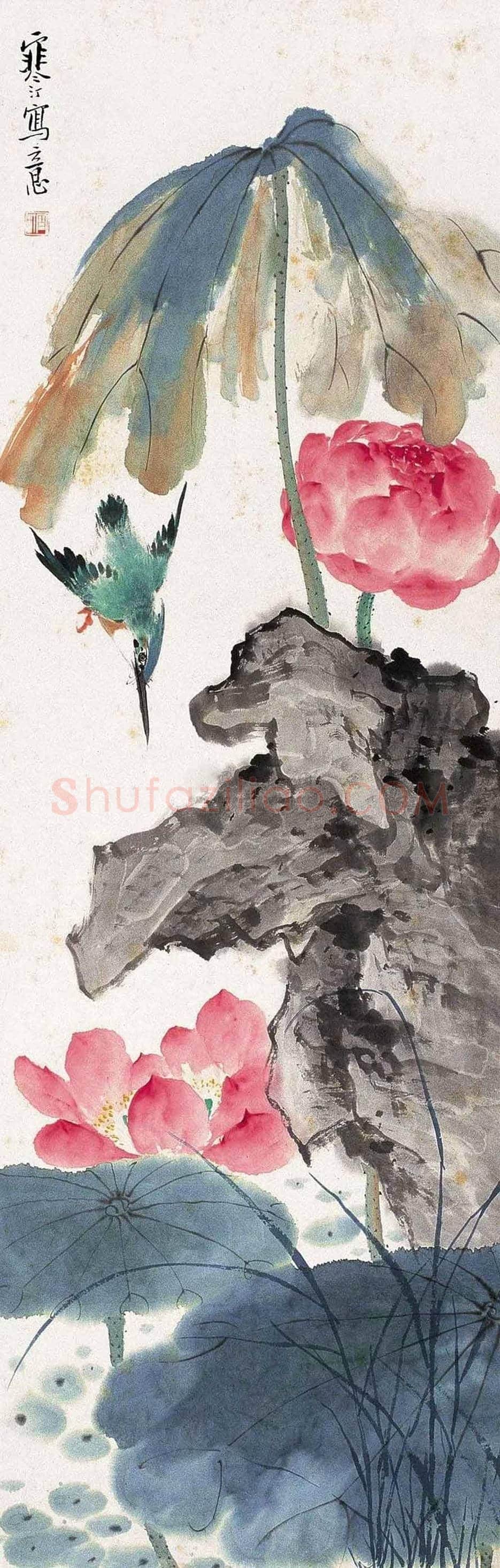 江寒汀荷花作品欣赏 | 书画讲解