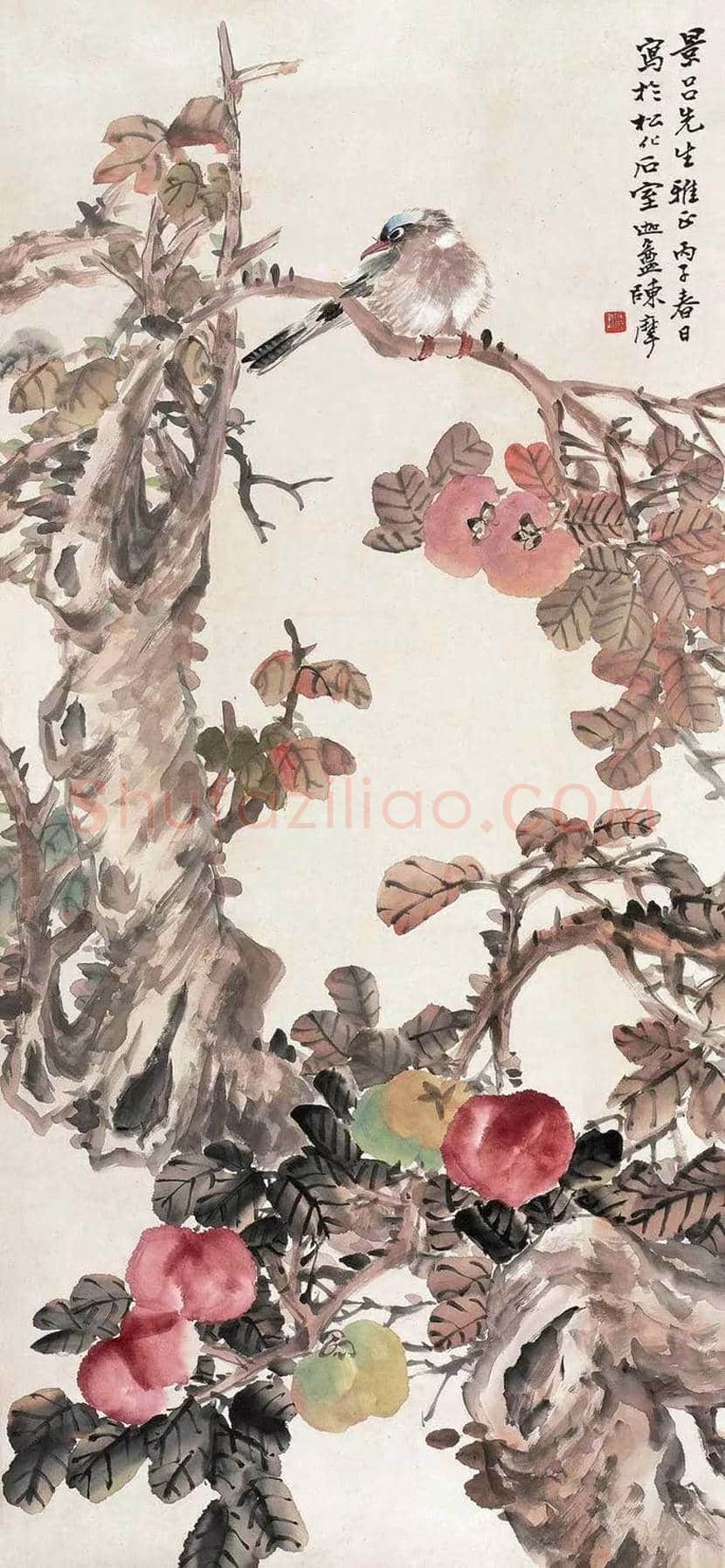 陈摩作品欣赏 | 书画资料