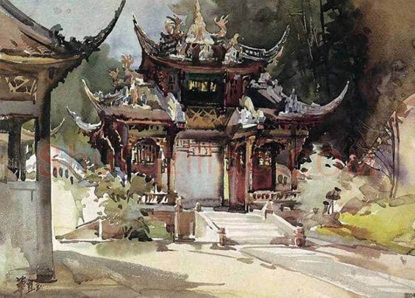华宜玉水彩作品欣赏 | 书画讲解