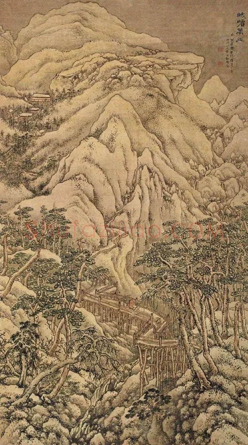宋旭作品《峨嵋万玉图》欣赏 | 书画讲解
