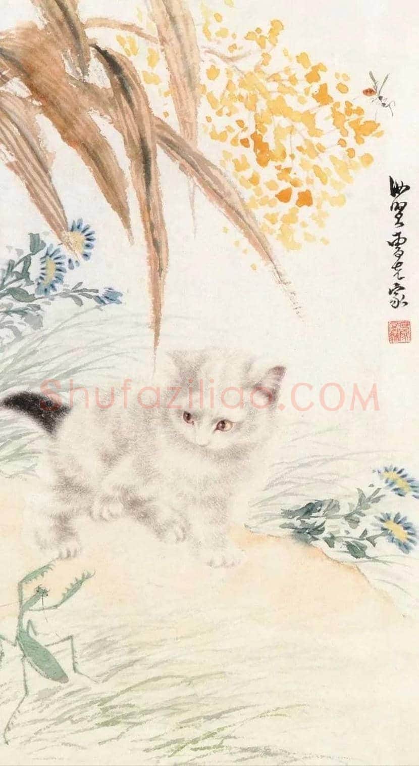曹克家画猫作品欣赏 | 书画学堂