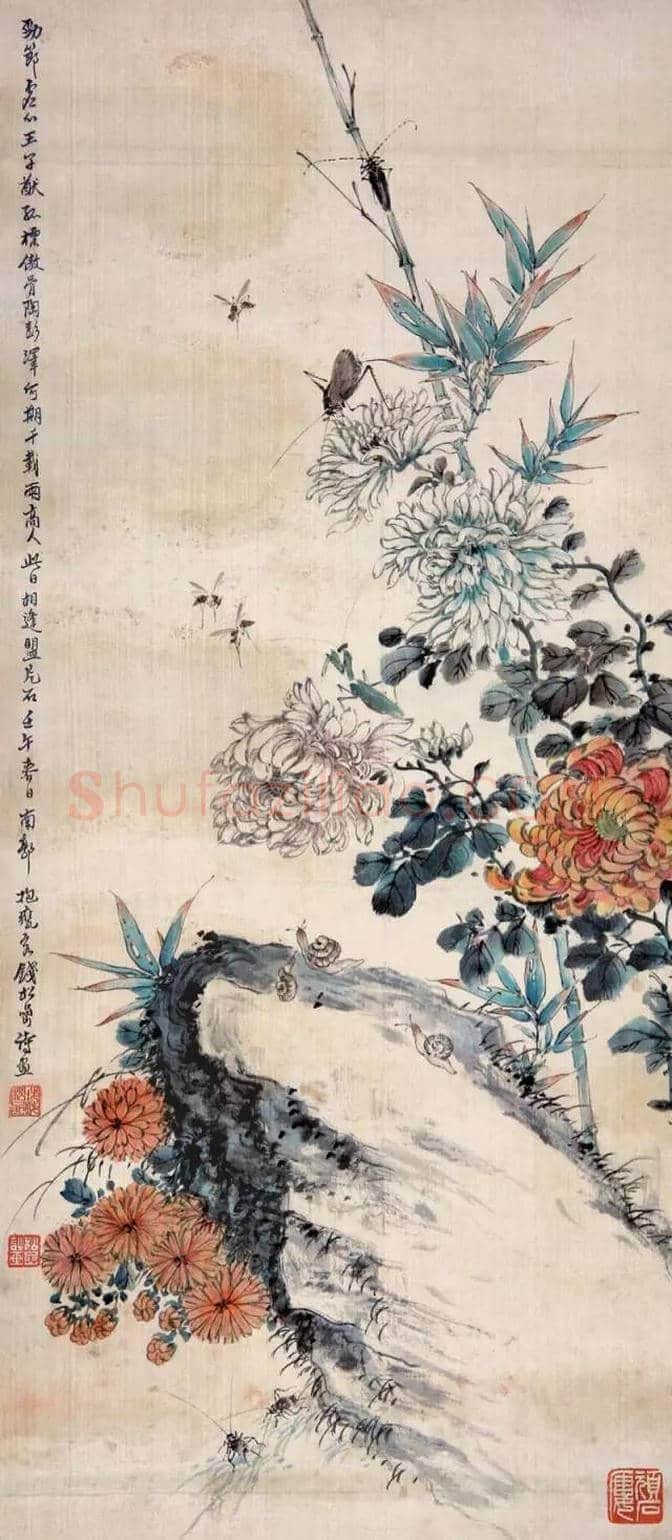 钱松喦花鸟画欣赏【20幅】 | 书画文摘