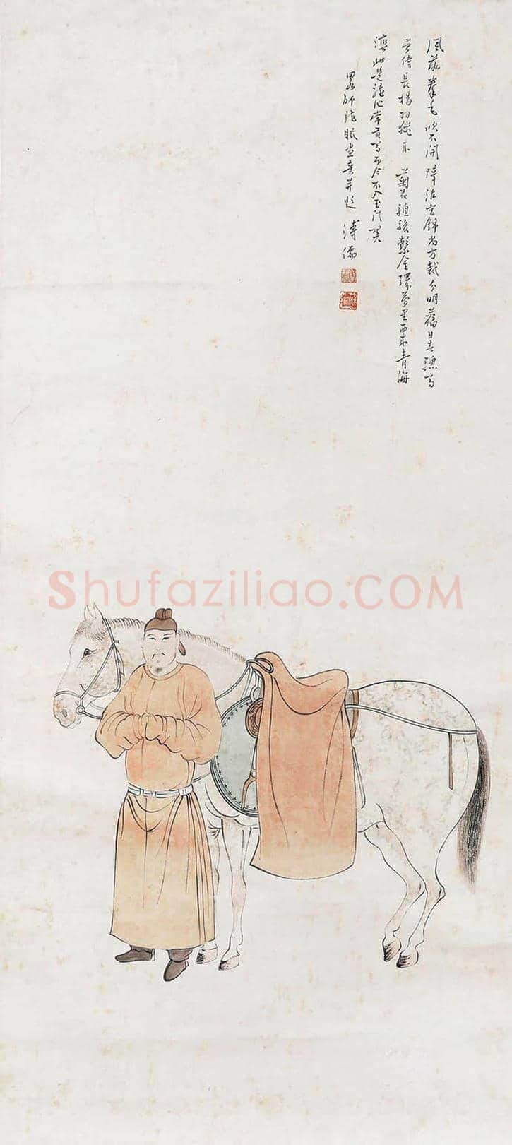 溥儒人物画欣赏【50幅高清大图】 | 书画知识