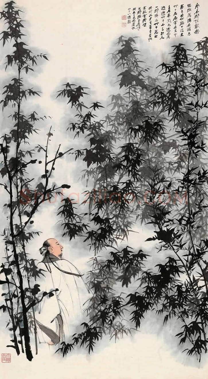 张大千高士图拍卖价格 | 书画学堂