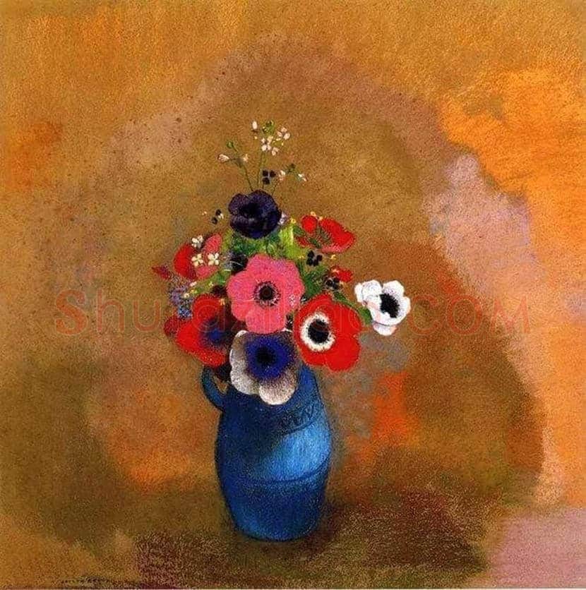 奥蒂诺·雷东的花卉作品欣赏 | 书画百科