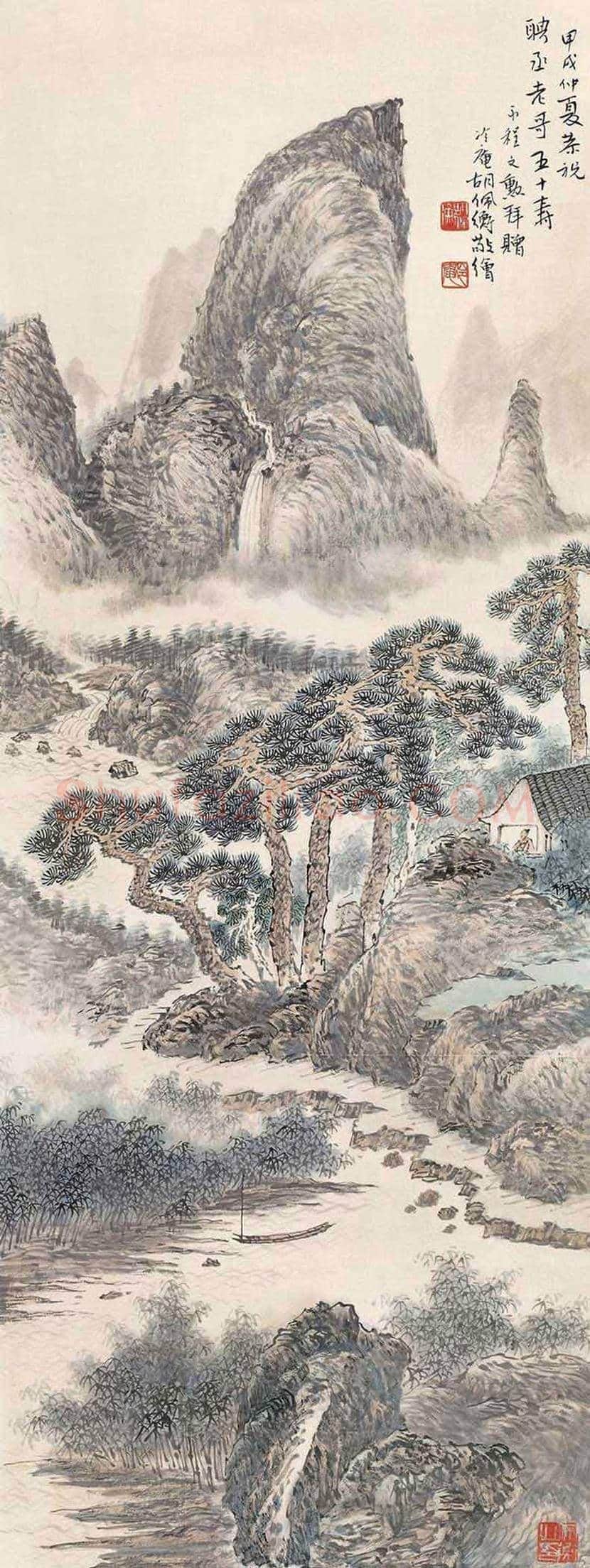 胡佩衡山水画作品欣赏 | 书画知识