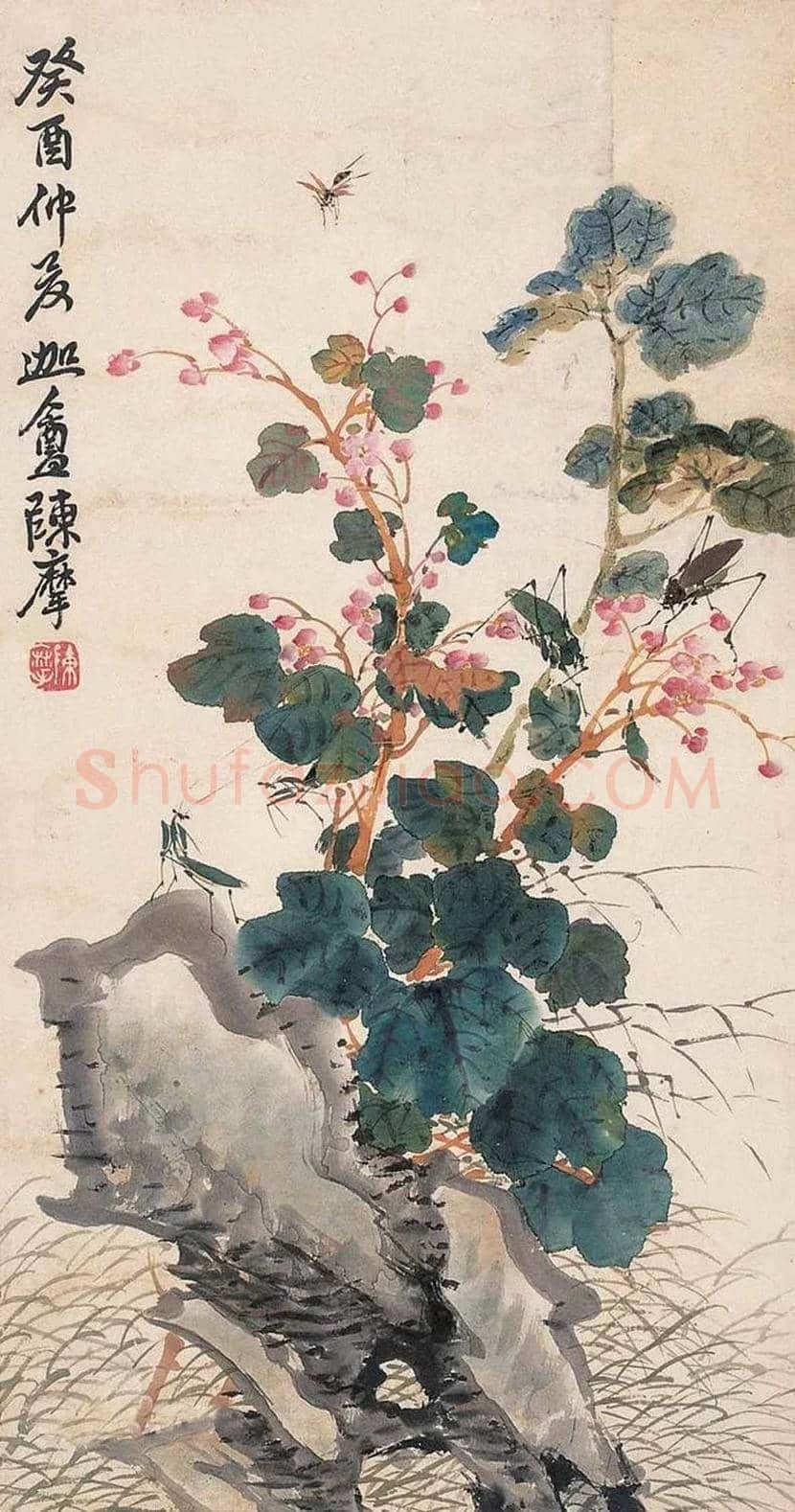 陈摩作品欣赏 | 书画资料