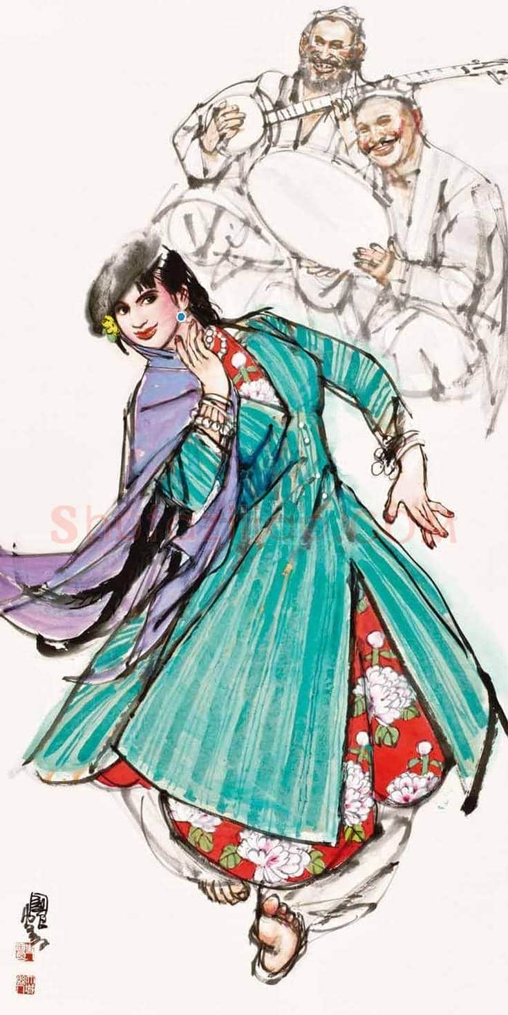 史国良新疆风情人物画拍卖情况 | 书画文摘