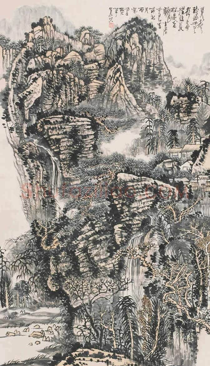 绘画奇人黄秋园作品欣赏(100幅) | 书画百科