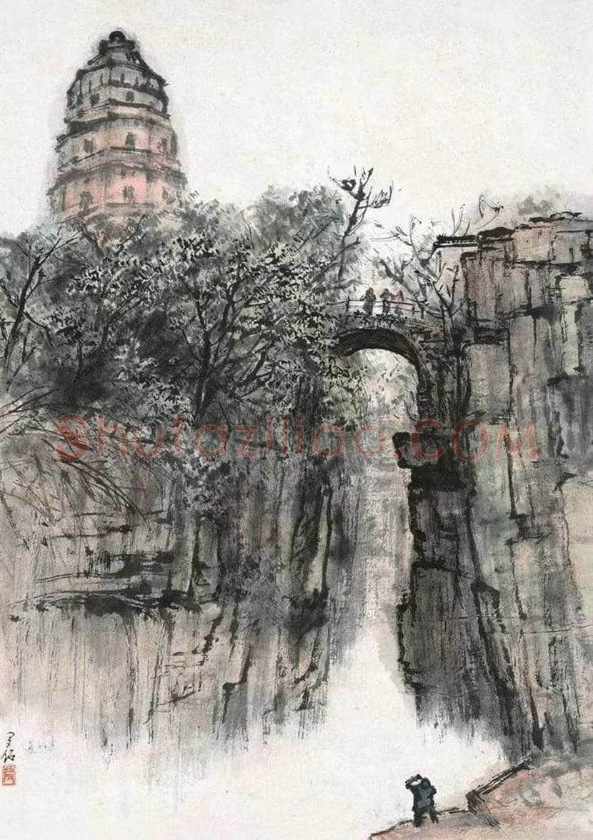 罗铭山水画作品欣赏 | 书画文摘