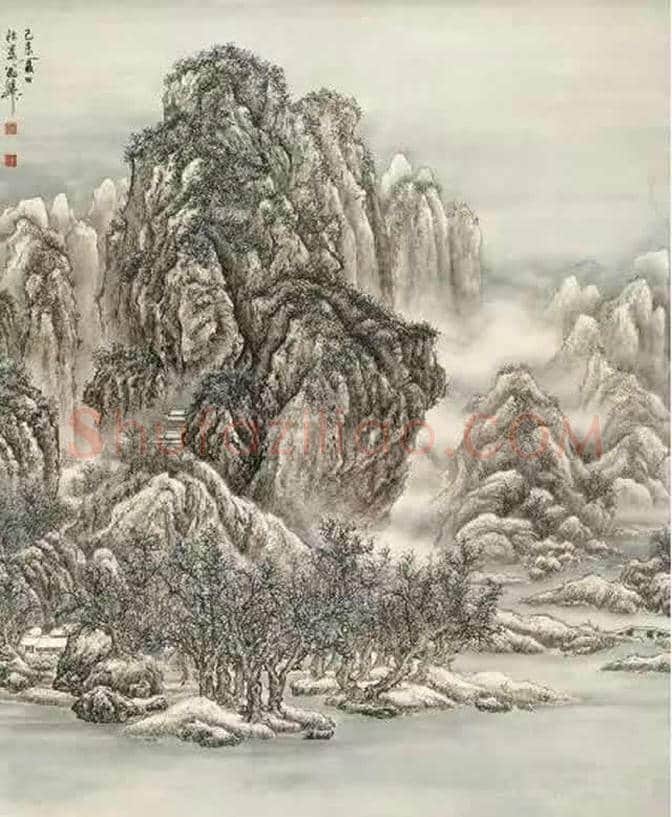 谢稚柳笔下的雪景山水 | 书画常识