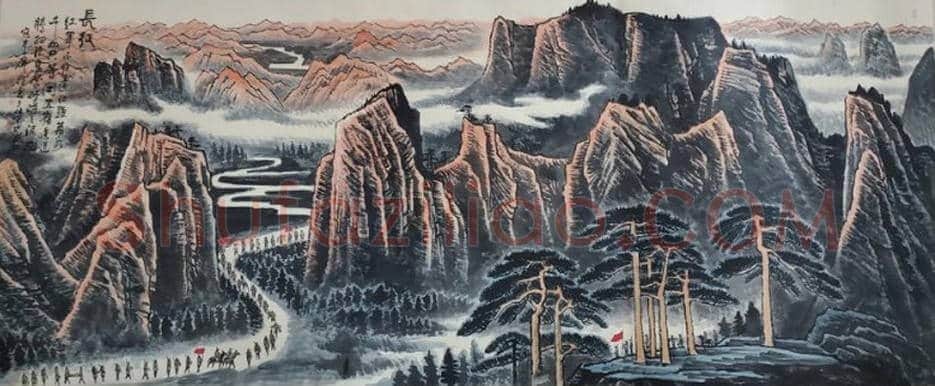 永恒的经典—李可染史诗级巨制《长征》 | 国画作品