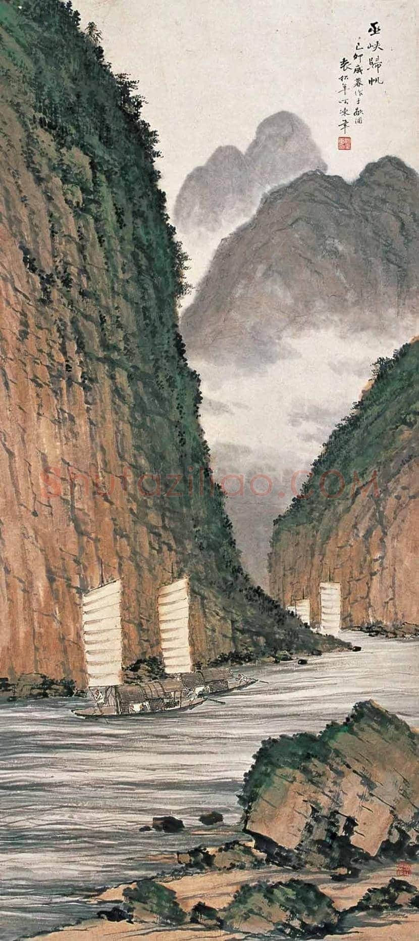袁松年山水画作品欣赏 | 书画讲解