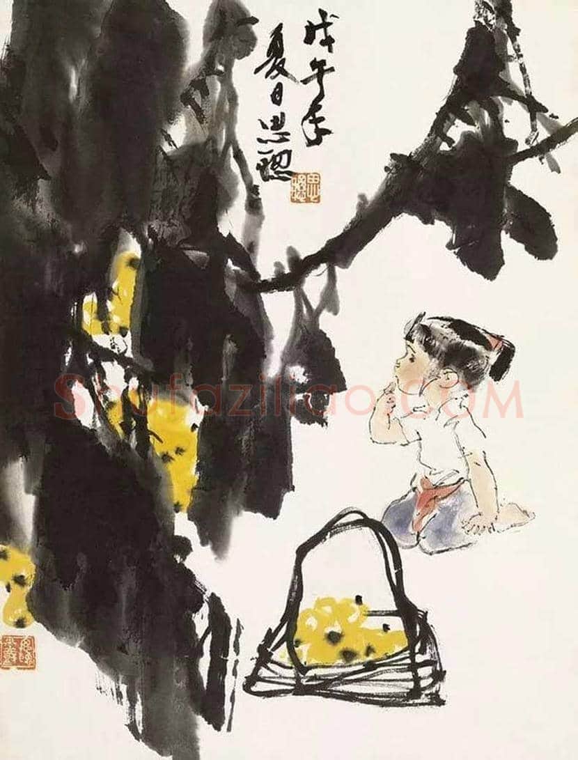 周思聪水墨儿童画欣赏 | 书画学堂