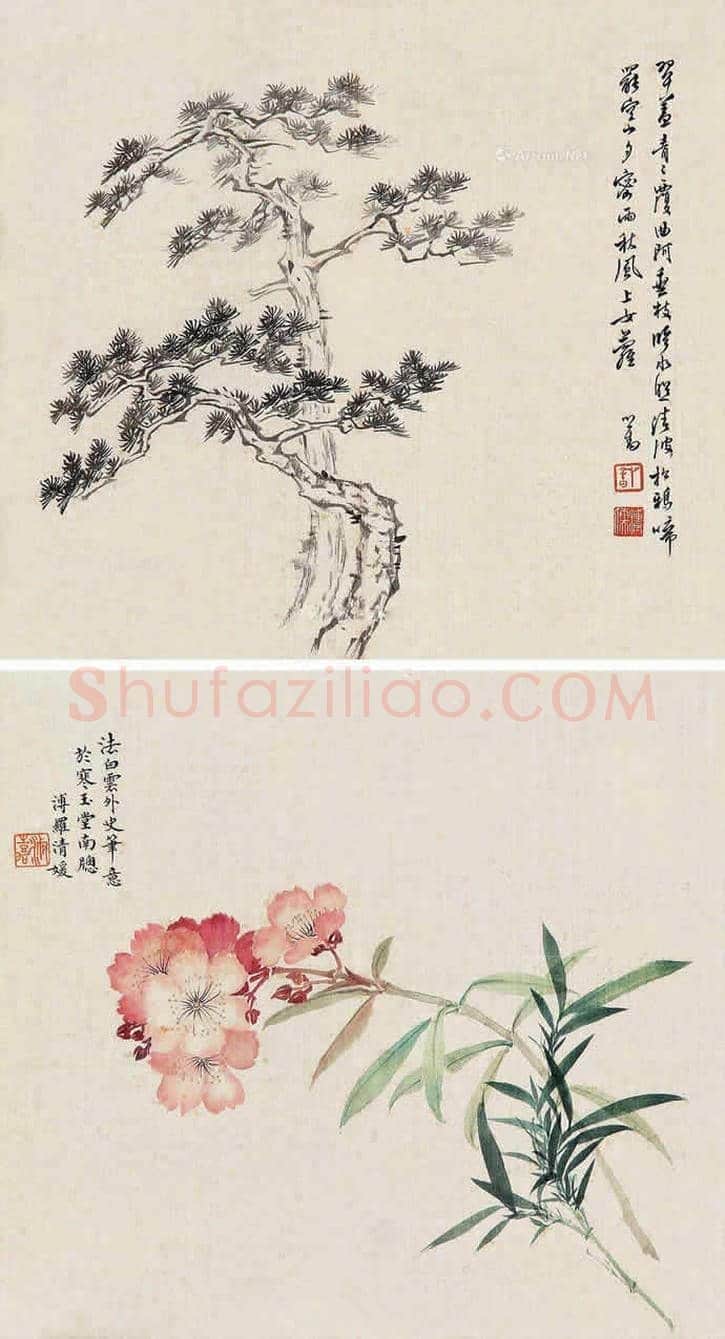 溥儒花卉作品欣赏 | 书画知识