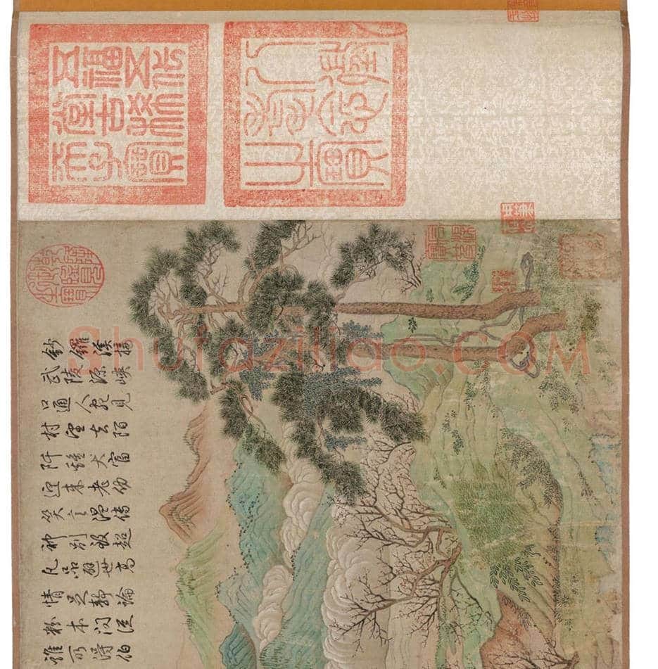 仇英《桃花源图》欣赏 | 著名国画欣赏