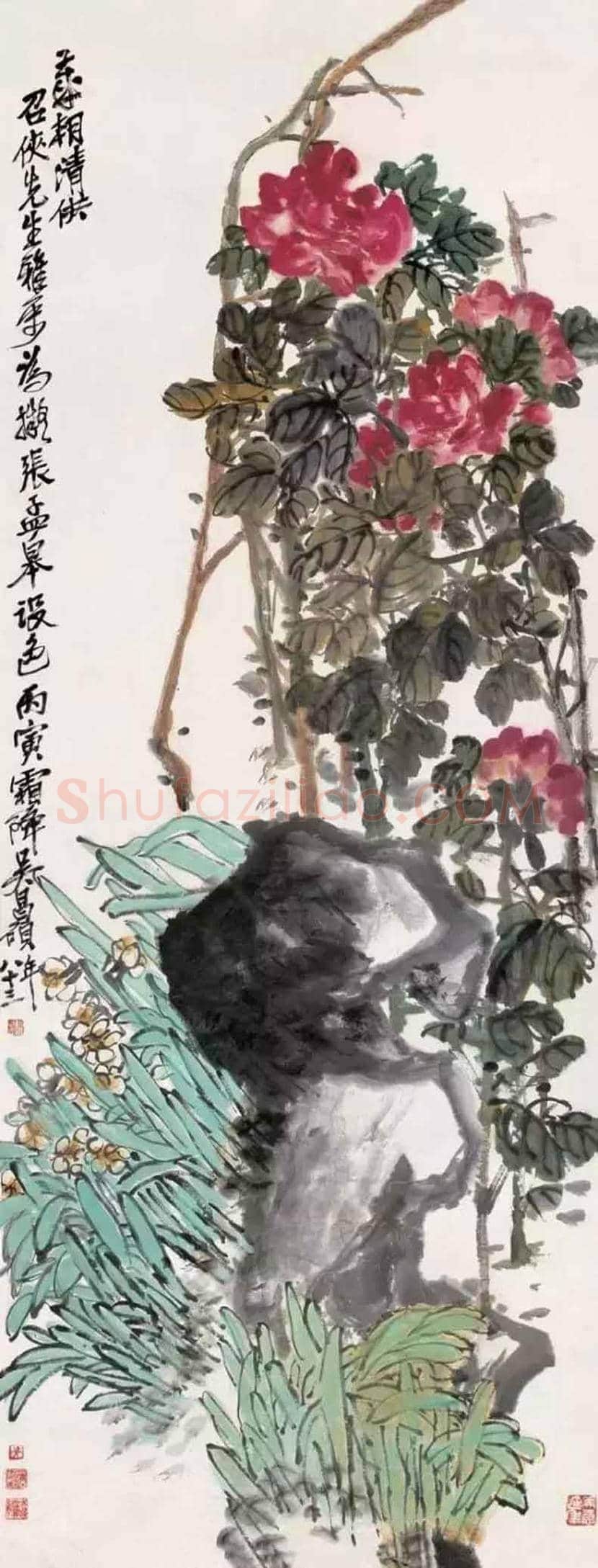 吴昌硕笔下的水仙，淡雅又清香四溢 | 书画科普