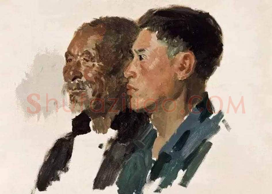 王式廓素描作品《血衣》欣赏 | 书画科普