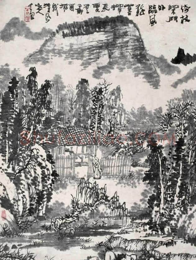 绘画奇人黄秋园作品欣赏(100幅) | 书画百科