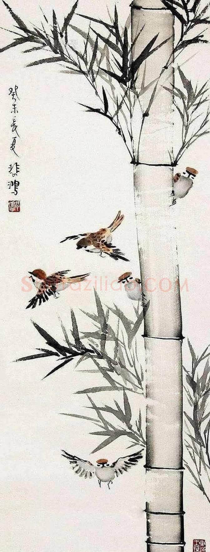 徐悲鸿国画作品欣赏 | 书画资料