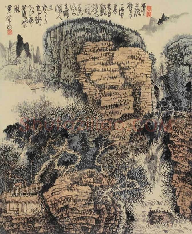 绘画奇人黄秋园作品欣赏(100幅) | 书画百科