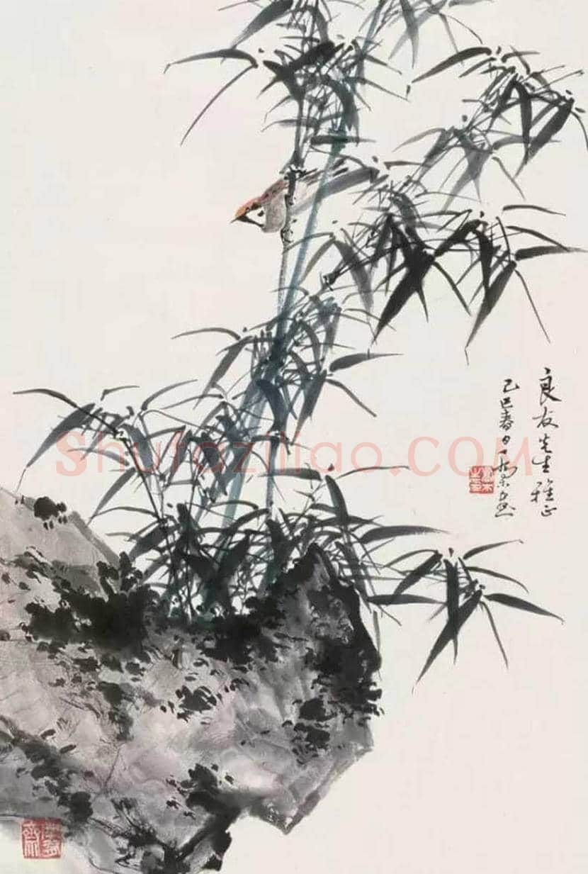 乔木花鸟作品欣赏 | 书画百科