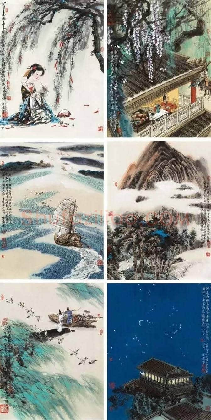 冯远国画作品《元曲画意》 | 国画鉴赏