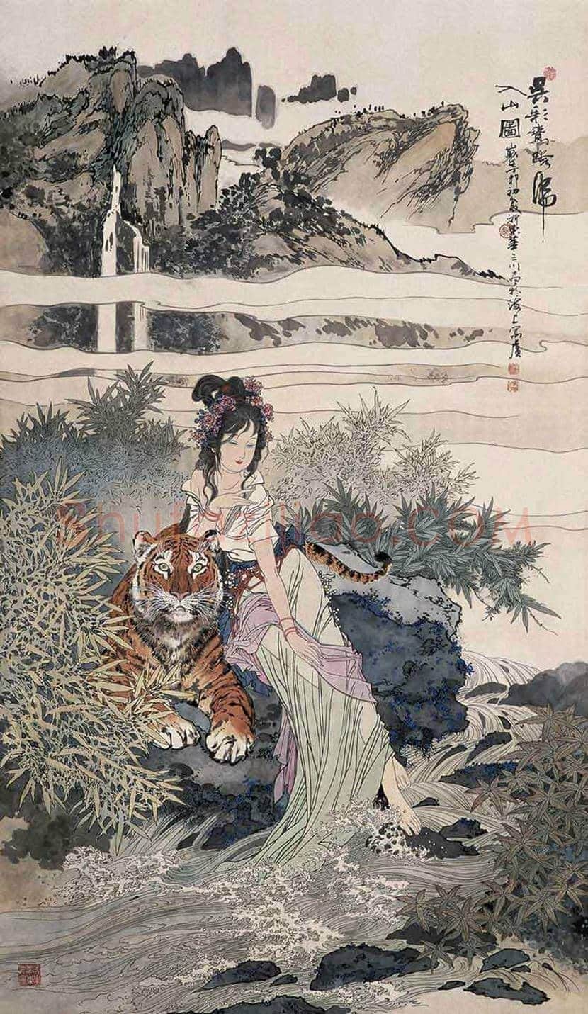 华三川工笔仕女作品欣赏 | 书画科普