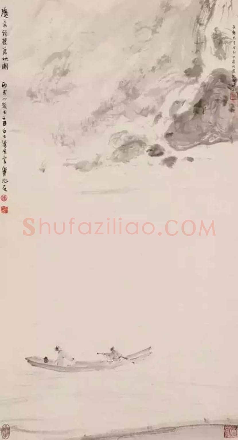 具有古诗意境的傅抱石绘画图赏 | 书画知识