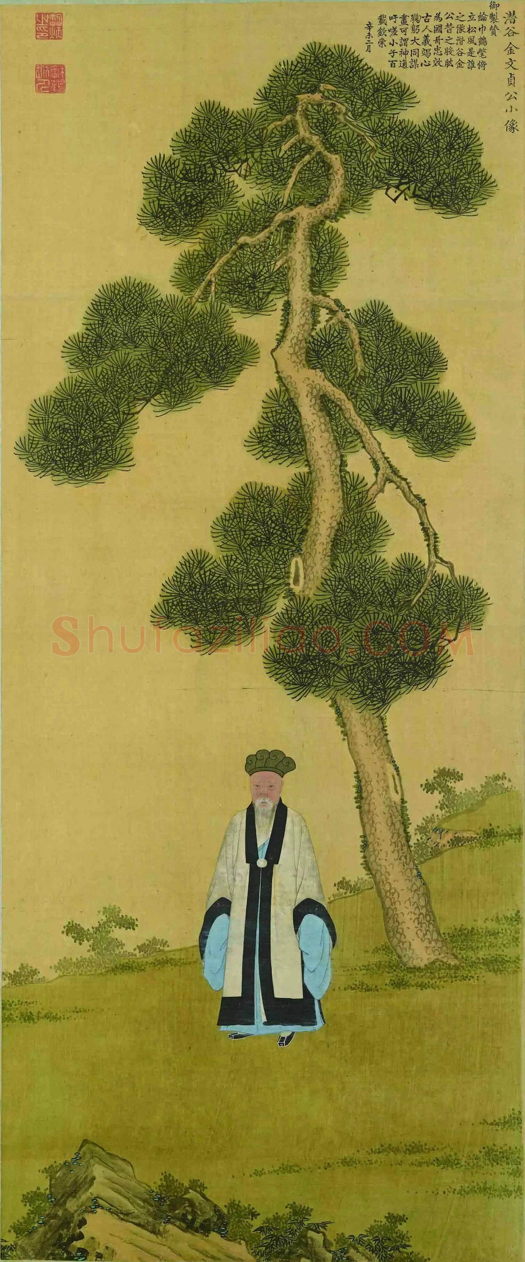 清代胡焕《松荫图》欣赏 | 书画科普