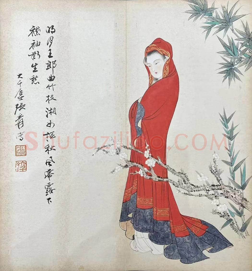张大千《仕女册页》,铭心极品 | 国画欣赏