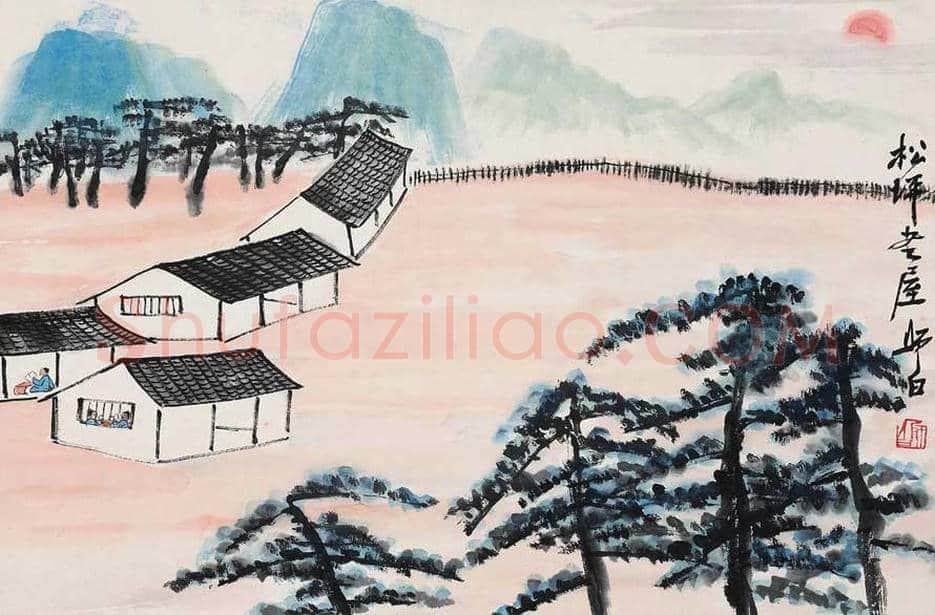 娄师白山水画欣赏 | 书画文摘